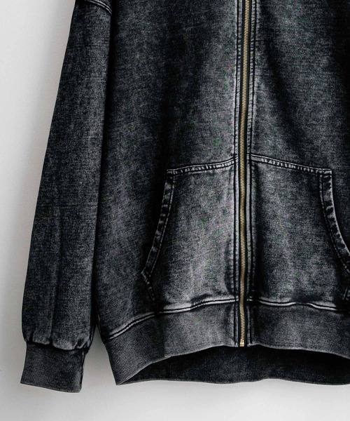 オーバーサイズケミカルオーバーダイ フルジップアップパーカー(パーカー)|Rocky Monroe(ロッキーモンロー) オーバーサイズケミカルオーバーダイ フルジップアップパーカー(パーカー)|Rocky Monroe(ロッキーモンロー)