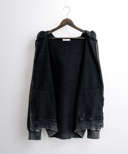 オーバーサイズケミカルオーバーダイ フルジップアップパーカー(パーカー)|Rocky Monroe(ロッキーモンロー) オーバーサイズケミカルオーバーダイ フルジップアップパーカー(パーカー)|Rocky Monroe(ロッキーモンロー)