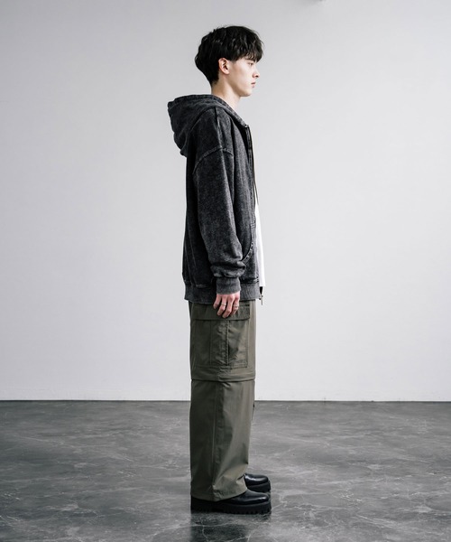 オーバーサイズケミカルオーバーダイ フルジップアップパーカー(パーカー)|Rocky Monroe(ロッキーモンロー) オーバーサイズケミカルオーバーダイ フルジップアップパーカー(パーカー)|Rocky Monroe(ロッキーモンロー)