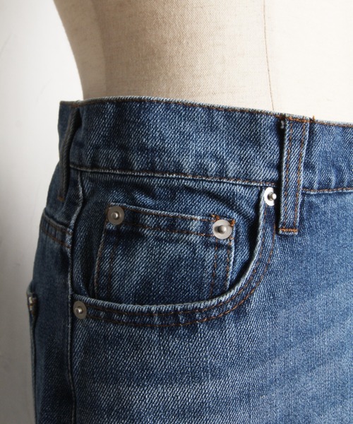 ハートスタッズデニムストレートパンツ（デニムパンツ）｜tocco closet（トッコ クローゼット）