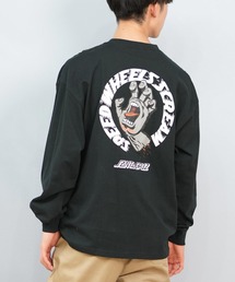 【ムラサキスポーツ限定】SANTACRUZ/サンタクルーズ ロンT バックプリント ユニセックス 502243404
