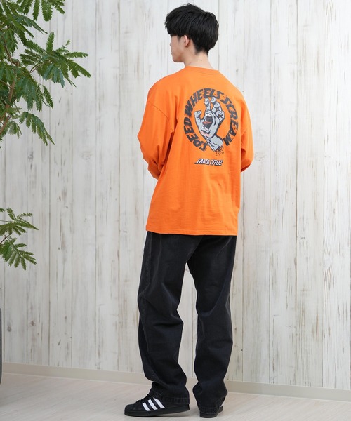 SANTA CRUZ(サンタクルーズ)の「【ムラサキスポーツ限定】SANTACRUZ/サンタクルーズ ロンT バックプリント ユニセックス 502243404(Tシャツ/カットソー・メンズ・シルバーグレー/オレンジ/ブラック/ホワイト・L/M/XL)」の12枚目の写真