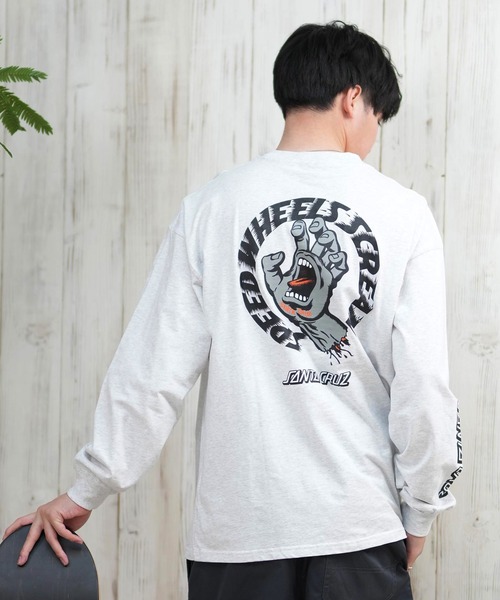 SANTA CRUZ(サンタクルーズ)の「【ムラサキスポーツ限定】SANTACRUZ/サンタクルーズ ロンT バックプリント ユニセックス 502243404(Tシャツ/カットソー・メンズ・シルバーグレー/オレンジ/ブラック/ホワイト・L/M/XL)」の19枚目の写真