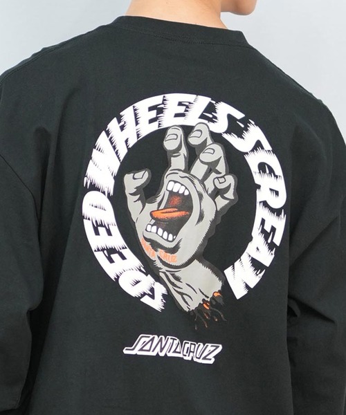 SANTA CRUZ(サンタクルーズ)の「【ムラサキスポーツ限定】SANTACRUZ/サンタクルーズ ロンT バックプリント ユニセックス 502243404(Tシャツ/カットソー・メンズ・シルバーグレー/オレンジ/ブラック/ホワイト・L/M/XL)」の22枚目の写真
