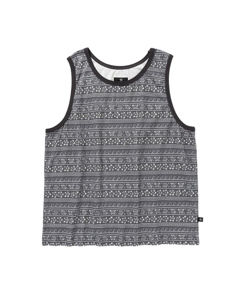 MAGIC NUMBER（マジック ナンバー）の「【MAGIC NUMBER】 FLOWER BORDER TANK フラワーボーダータンク（タンクトップ・メンズ・ブルー/ブラック・LARGE/MEDIUM/X-LARGE）」の9枚目の写真