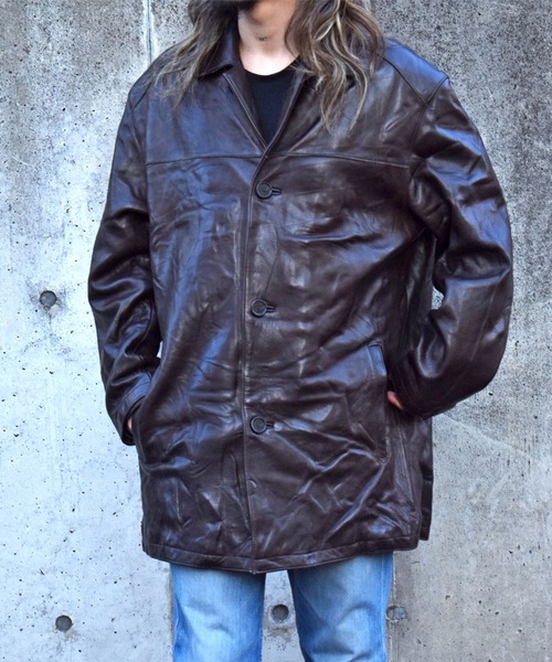 セール】90-00's MARK NEW YORK レザージャケット（ライダース