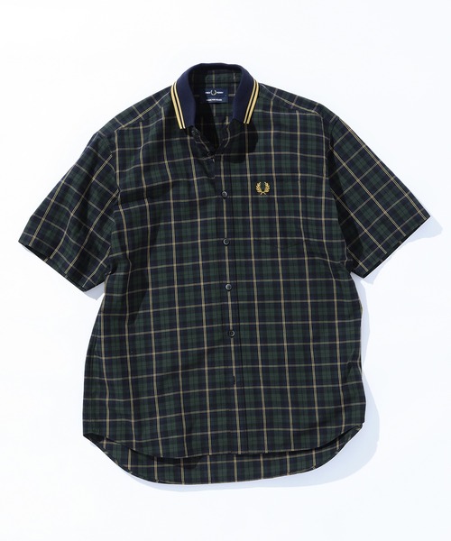 FRED PERRY（フレッドペリー）の「【別注】FRED PERRY / タータン リブカラーシャツ（シャツ/ブラウス・メンズ・ブラック/ネイビー・S/XL/L/M）」の17枚目の写真