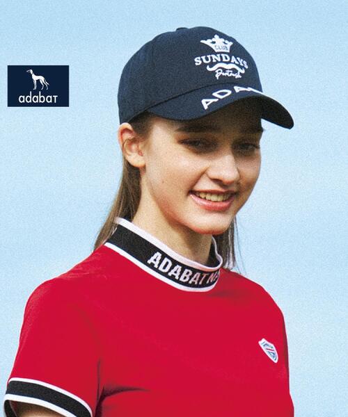 adabat（アダバット）の「【新レーベル ADABAT NAVY】サンデーズキャップ（キャップ・レディース・レッド系1/ホワイト/ネイビー・00）」の2枚目の写真