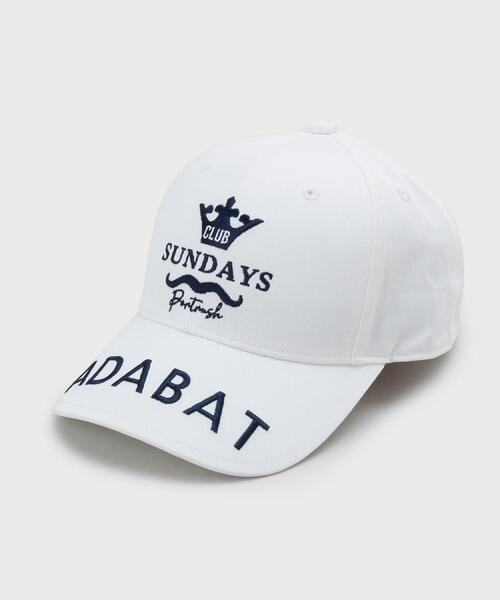 adabat(アダバット)の「【新レーベル ADABAT NAVY】サンデーズキャップ(キャップ・レディース・レッド系1/ホワイト/ネイビー・00)」の1枚目の写真