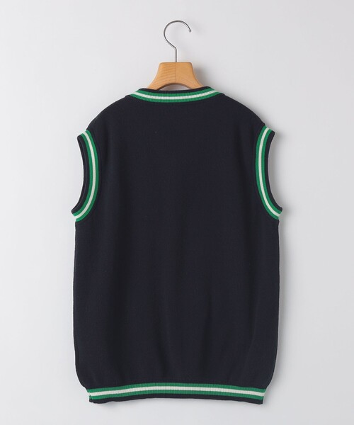 SHIPS（シップス）の「SHIPS KIDS:130～155cm / ニット ベスト（ベスト・キッズ・オフホワイト/ネイビー・LARGE/X-LARGE）」の3枚目の写真