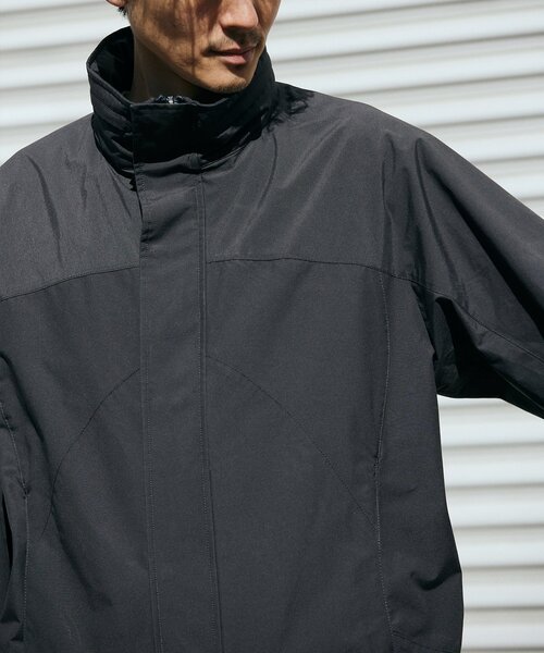 JOURNAL STANDARD（ジャーナルスタンダード）の「LASKA AIR / ラスカエアー パネルドスタンドブルゾン（ブルゾン・メンズ・ブラック/ホワイト×ホワイト/コバルトブルー/ブラック系その他・SMALL/MEDIUM/LARGE）」の20枚目の写真