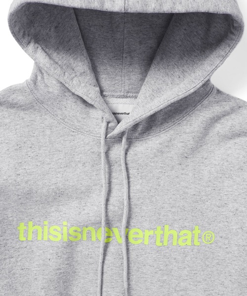 thisisneverthat（ディスイズネバーザット）の「T-Logo LT Hoodie（パーカー・メンズ・ヘザーグレー/ブラック系その他2/グレー系その他/ライトグリーン/ダークブラウン/ネイビー・XL/L/M/S）」の10枚目の写真