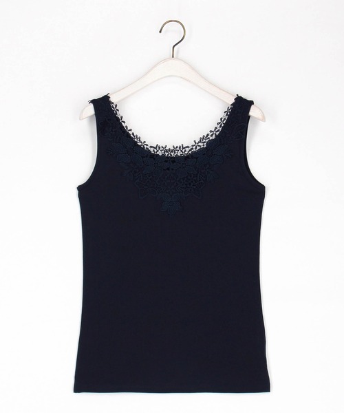 mister it. Nicole 22ss タンクトップ mister it. - Nicole / twist shoulder rib tank 