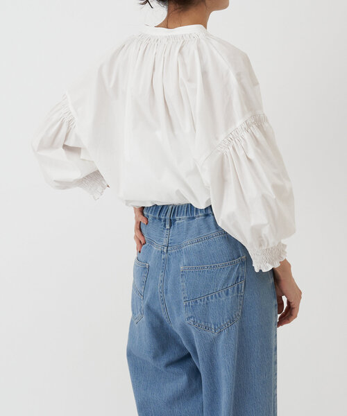 【mmmmmm♡】ビアズリー　2025ss トリプルシャーリングシャツ 白 BEARDSLEY（ビアズリー）の「トリプルシャーリングシャツ（シャツ