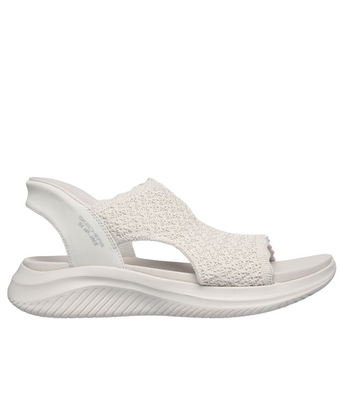 SKECHERS(スケッチャーズ)の「SKECHERS ULTRA FLEX 3.0-SUNNY PATH / スケッチャーズ ウルトラフレックス3.0 サニーパス(サンダル・レディース・オフホワイト/ブラック×ブラック・22cm/23cm/24cm/25cm)」の3枚目の写真