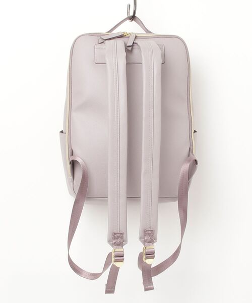 Legato Largo(レガートラルゴ)の「Legato Largo / たすかるっかばん リュック / LH-F3375(バックパック/リュック・レディース・バーガンディー/グリーン/ライトグレー/ベージュ/マスタード/ラベンダー/ブラック/アイボリー・ONESIZE)」の9枚目の写真