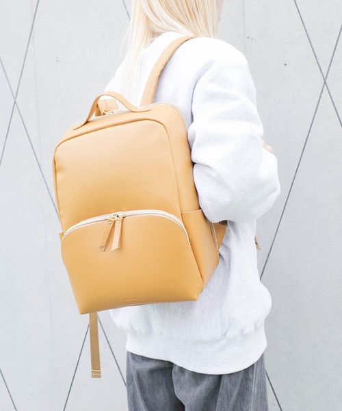 Legato Largo(レガートラルゴ)の「Legato Largo / たすかるっかばん リュック / LH-F3375(バックパック/リュック・レディース・バーガンディー/グリーン/ライトグレー/ベージュ/マスタード/ラベンダー/ブラック/アイボリー・ONESIZE)」の7枚目の写真