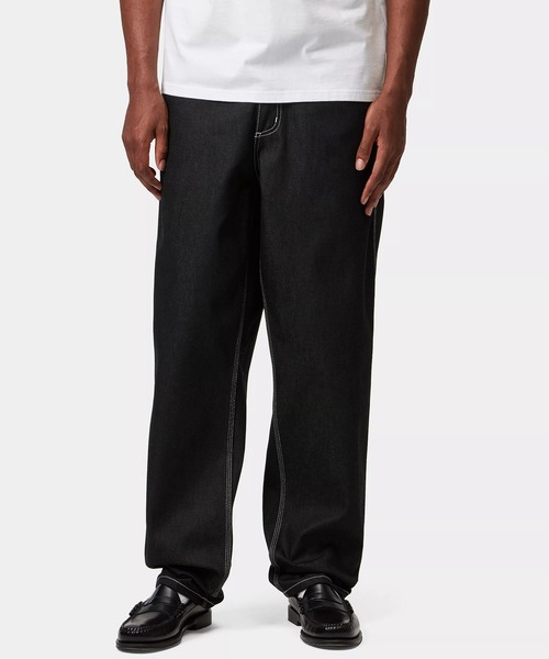 Carhartt WIP（カーハートダブリューアイピー）の「Carhartt WIP/カーハートダブリューアイピー SIMPLE PANT ロンパン デニムパンツ I022947（デニムパンツ・メンズ・ブラック/ブルー・30inch/32inch/34inch/28inch）」の2枚目の写真