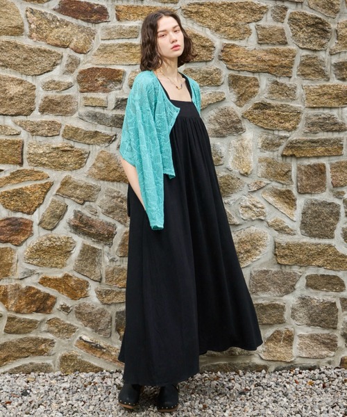 Unitage(ユニテージ)の「backリボンリゾートワンピース(ワンピース・レディース・イエロー/レッド/ブラック/ブルー・FREE)」の14枚目の写真