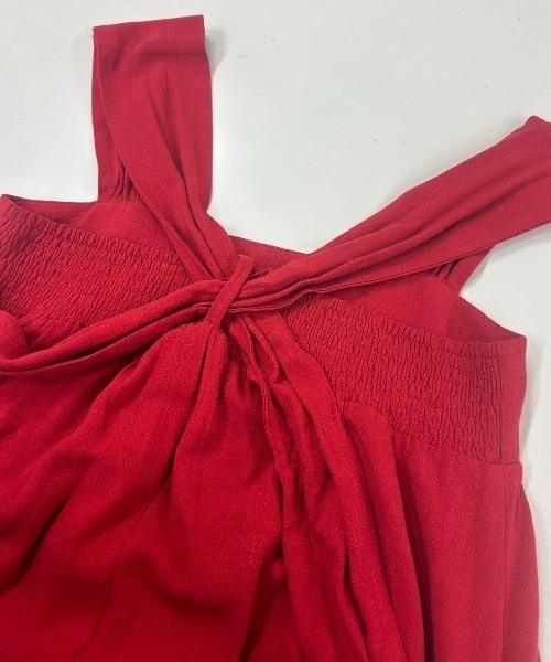 Unitage(ユニテージ)の「backリボンリゾートワンピース(ワンピース・レディース・イエロー/レッド/ブラック/ブルー・FREE)」の15枚目の写真