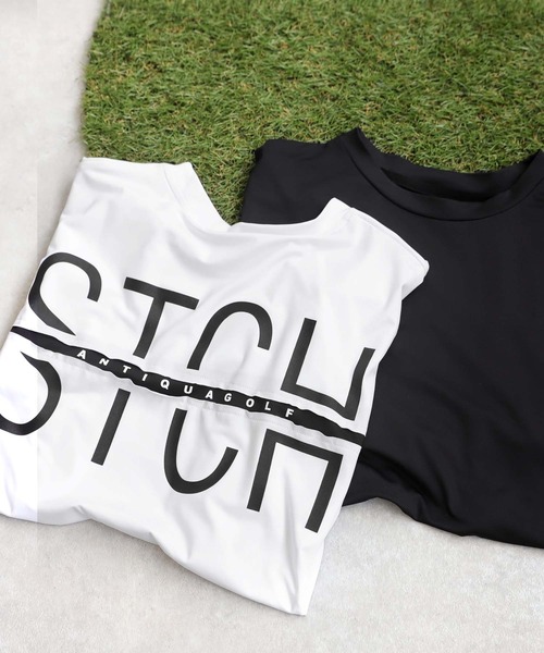antiqua(アンティカ)の「【STCH】バックロゴデザインTシャツ(Tシャツ/カットソー・レディース・ホワイト/ブラック・LXL/ML)」の22枚目の写真