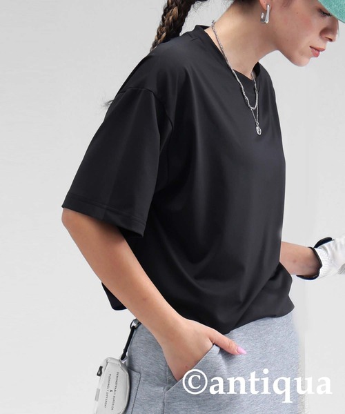 antiqua(アンティカ)の「【STCH】バックロゴデザインTシャツ(Tシャツ/カットソー・レディース・ホワイト/ブラック・LXL/ML)」の15枚目の写真