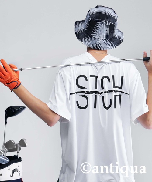 antiqua(アンティカ)の「【STCH】バックロゴデザインTシャツ(Tシャツ/カットソー・レディース・ホワイト/ブラック・LXL/ML)」の10枚目の写真