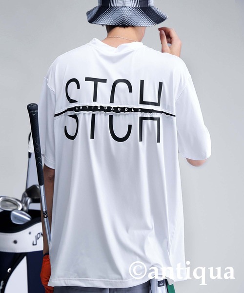 antiqua(アンティカ)の「【STCH】バックロゴデザインTシャツ(Tシャツ/カットソー・レディース・ホワイト/ブラック・LXL/ML)」の8枚目の写真