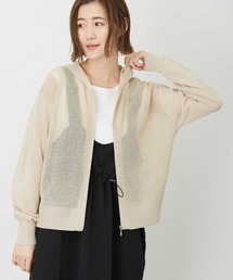 ニットパーカー