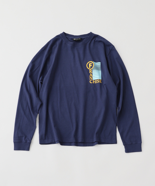JOURNAL STANDARD(ジャーナルスタンダード)の「FRANCHISE COPYCOPYCOPY(Tシャツ/カットソー・メンズ・ネイビー・LARGE)」の1枚目の写真
