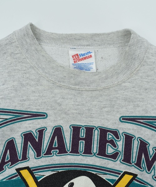 HANES（ヘインズ）の「【ヴィンテージ古着】90’s Disney “ANAHEIM MIGHTY DUCKS “ キャラクター スウェット（スウェット・メンズ・グレー・X-LARGE）」の13枚目の写真