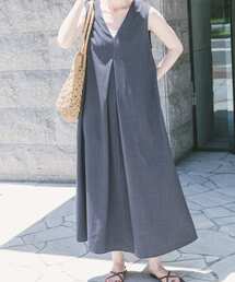ITEMS URBANRESEARCH | リネンライクテントラインワンピース(ワンピース)