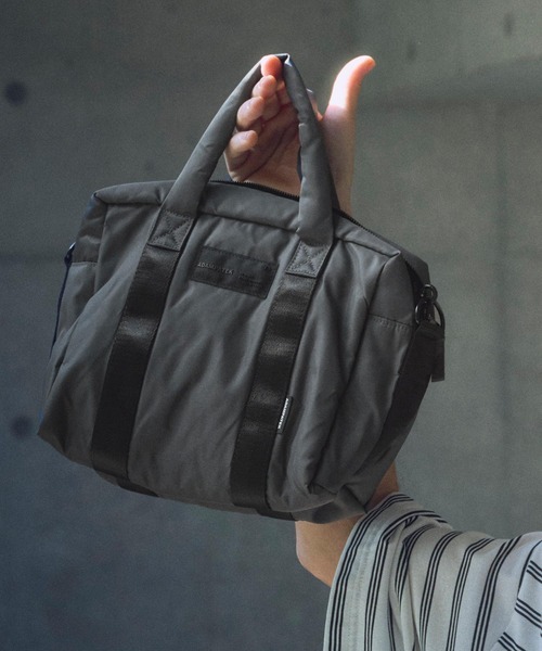 ADAM PATEK（アダムパテック）の「ADAMPATEK/square mini boston bag/スクエアミニボストンバッグ(AP2519036)（ボストンバッグ・レディース・ブラック/グレー・FREE）」の17枚目の写真