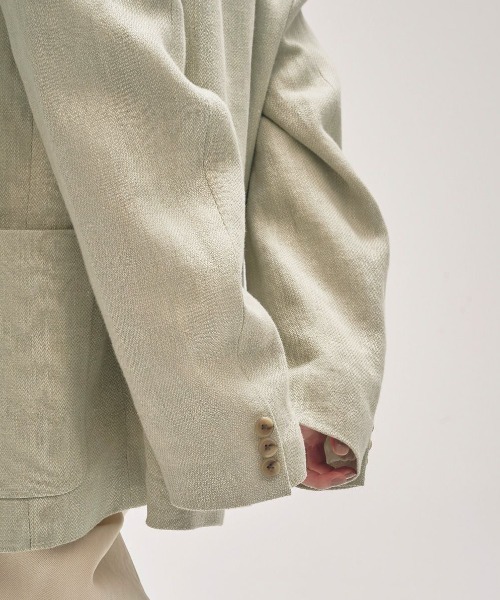 TODAYFUL（トゥデイフル）の「TODAYFUL Boyfriend Linen Jacket（その他アウター・レディース・オフホワイト/ベージュ・38/36）」の3枚目の写真