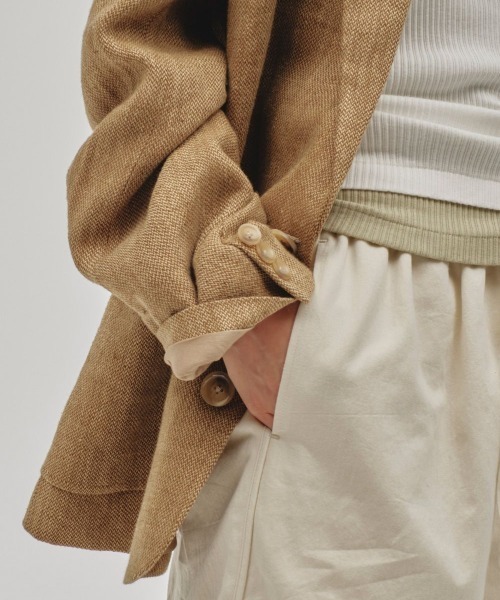 TODAYFUL（トゥデイフル）の「TODAYFUL Boyfriend Linen Jacket（その他アウター・レディース・オフホワイト/ベージュ・38/36）」の15枚目の写真