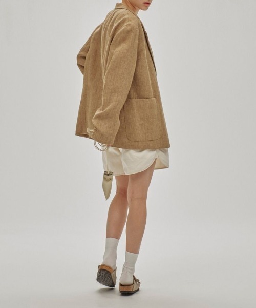 TODAYFUL（トゥデイフル）の「TODAYFUL Boyfriend Linen Jacket（その他アウター・レディース・オフホワイト/ベージュ・38/36）」の12枚目の写真