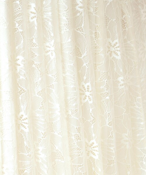 ITS'DEMO（イッツデモ）の「【ウエストゴム／手洗い可】レースプリーツスカート（スカート・レディース・ブラック/アイボリー/ベビーピンク/ライトグレー・00）」の20枚目の写真