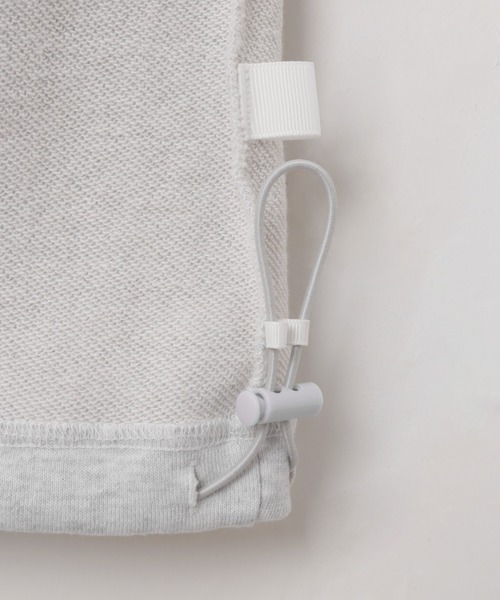 ANME（アンメ）の「スウェットタックワイドパンツ（スウェットパンツ・レディース・オートミール/ブラック/オフホワイト・M/L/XL/XXL）」の5枚目の写真