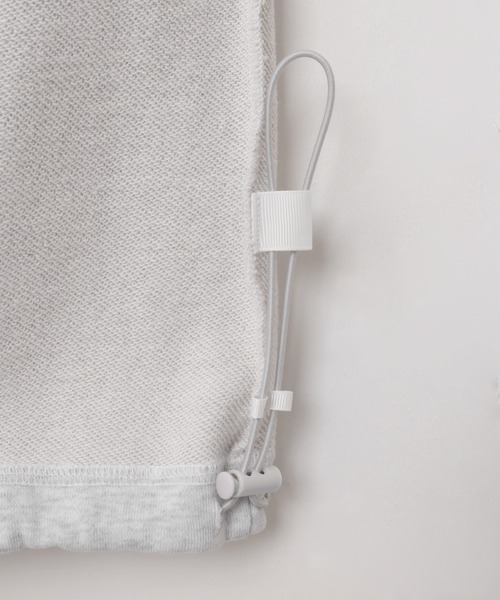 ANME（アンメ）の「スウェットタックワイドパンツ（スウェットパンツ・レディース・オートミール/ブラック/オフホワイト・M/L/XL/XXL）」の6枚目の写真