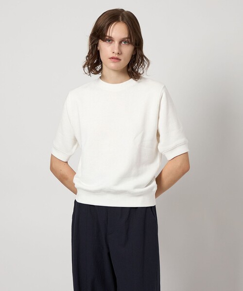セール】＜Steven Alan＞スウェット ハーフスリーブ プル