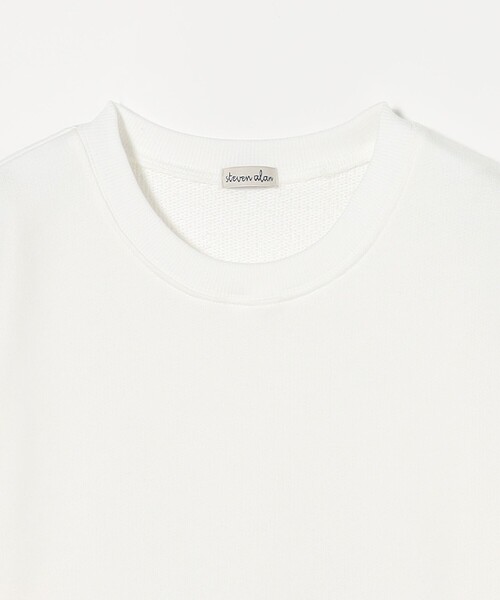 Steven Alan(スティーブンアラン)の「<Steven Alan>スウェット ハーフスリーブ プルオーバー(スウェット・レディース・ネイビー/ホワイト/ナチュラル・FREE)」の8枚目の写真