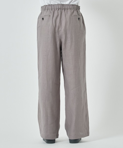 markaware/marka】別注 LINEN TROPICAL WIDE LEG EASY PANTS