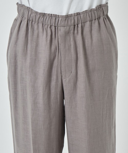 markaware(マーカウェア)の「【markaware/marka】別注 LINEN TROPICAL WIDE LEG EASY PANTS(スラックス・メンズ・ブラウン/ブラック/ベージュ・1/2)」の17枚目の写真