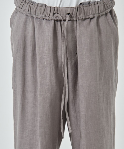 markaware(マーカウェア)の「【markaware/marka】別注 LINEN TROPICAL WIDE LEG EASY PANTS(スラックス・メンズ・ブラウン/ブラック/ベージュ・1/2)」の13枚目の写真