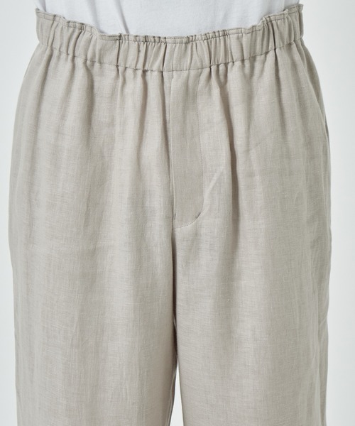 markaware(マーカウェア)の「【markaware/marka】別注 LINEN TROPICAL WIDE LEG EASY PANTS(スラックス・メンズ・ブラウン/ブラック/ベージュ・1/2)」の8枚目の写真