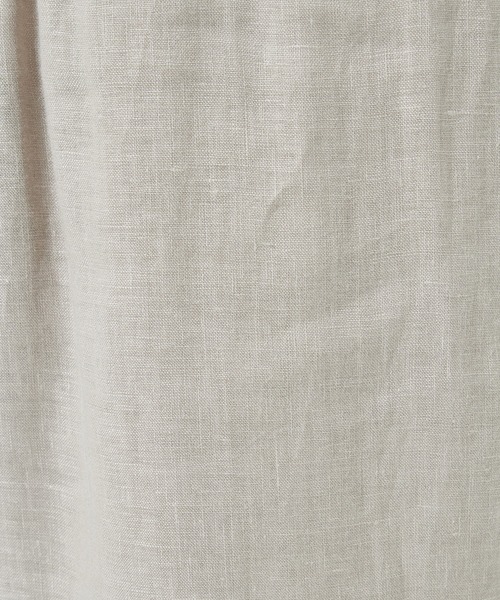 markaware(マーカウェア)の「【markaware/marka】別注 LINEN TROPICAL WIDE LEG EASY PANTS(スラックス・メンズ・ブラウン/ブラック/ベージュ・1/2)」の5枚目の写真