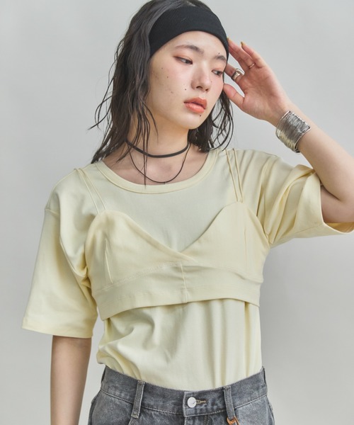 tシャツ 「ZOZO限定」BACK OPEN TSHIRT×STICH BUSTER レディース MIRROR STOKE tシャツ 「ZOZO限定」BACK OPEN TSHIRT×STICH