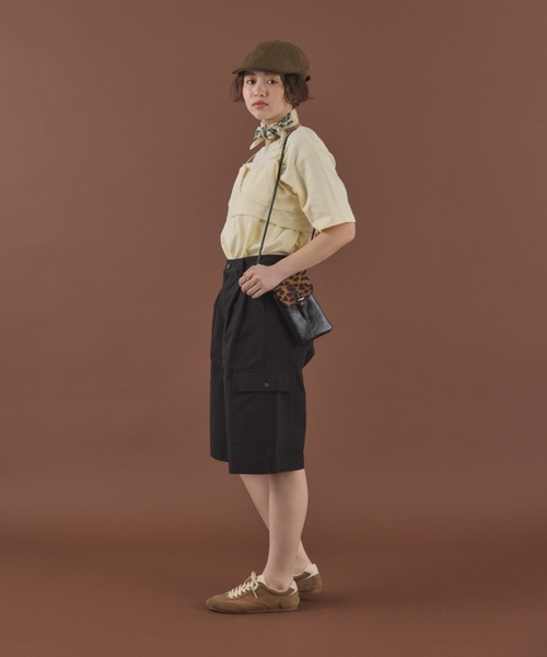 MIRROR STOKE（ミラーストーク）の「【ZOZO限定／追加】BACK OPEN TSHIRT×STICH BUSTER/バックオープンティーシャツ×ステッチビスチェ（セットアイテム）（Tシャツ/カットソー・レディース・イエロー/グレー・MEDIUM）」の12枚目の写真