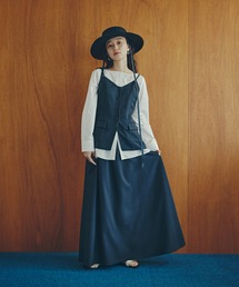 N.（N. Natural Beauty Basic） | ビスチェトップ＆スカートセット(ワンピース)