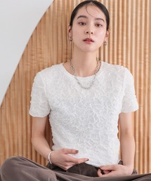 LOWRYS FARM | シャーリングSS 　325104(Tシャツ/カットソー)